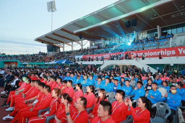예천 아시아U20육상선수권대회, 화려한 개막